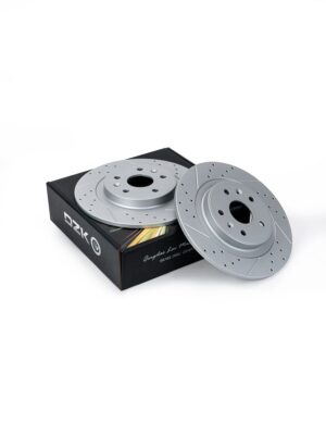 Jеtour T2/Traveler. Задние слотированные/перфорированные тормозные диски DZК11928. 204004879AA - Миниатюра 1